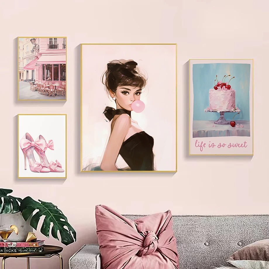 Street Fashion Poster - Трендовая картина Coquette в стиле Парижской