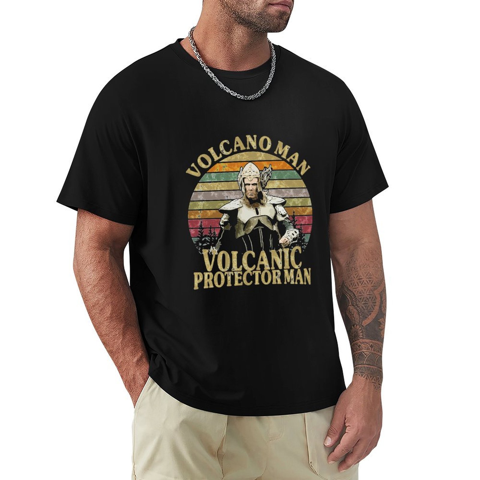 Street Fashion Essentials - Футболка Volcano Man Essential в стиле