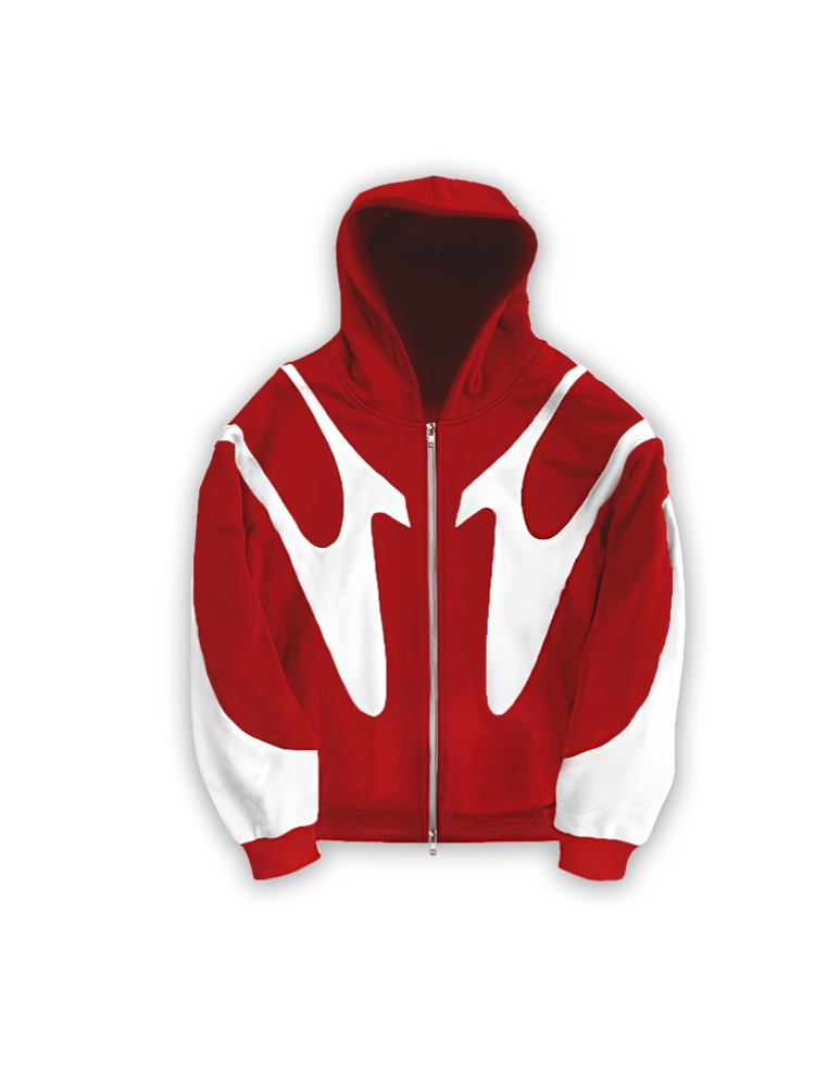 Street Fashion Zip Up Hoodie - Худи в стиле Y2K с американским