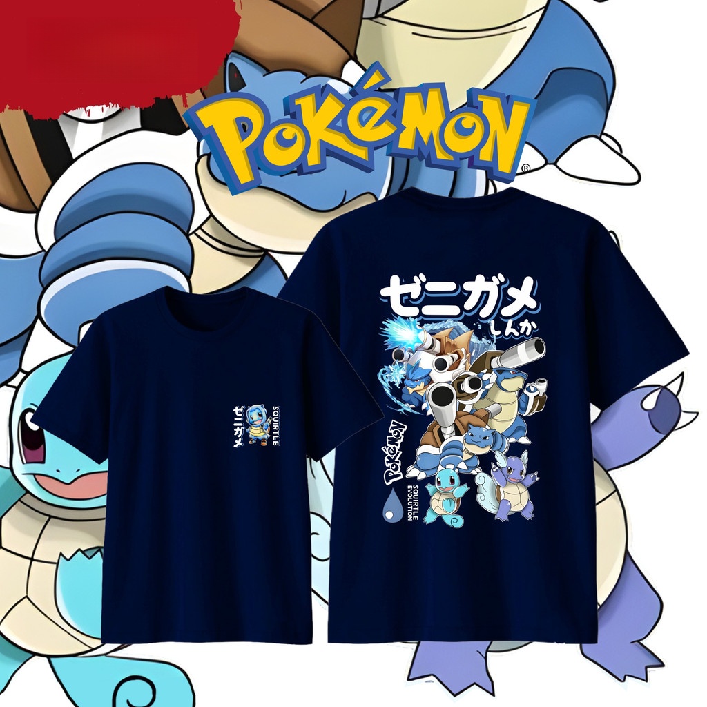 Street Fashion Evolution - Хлопковая футболка с принтом аниме Pokémon