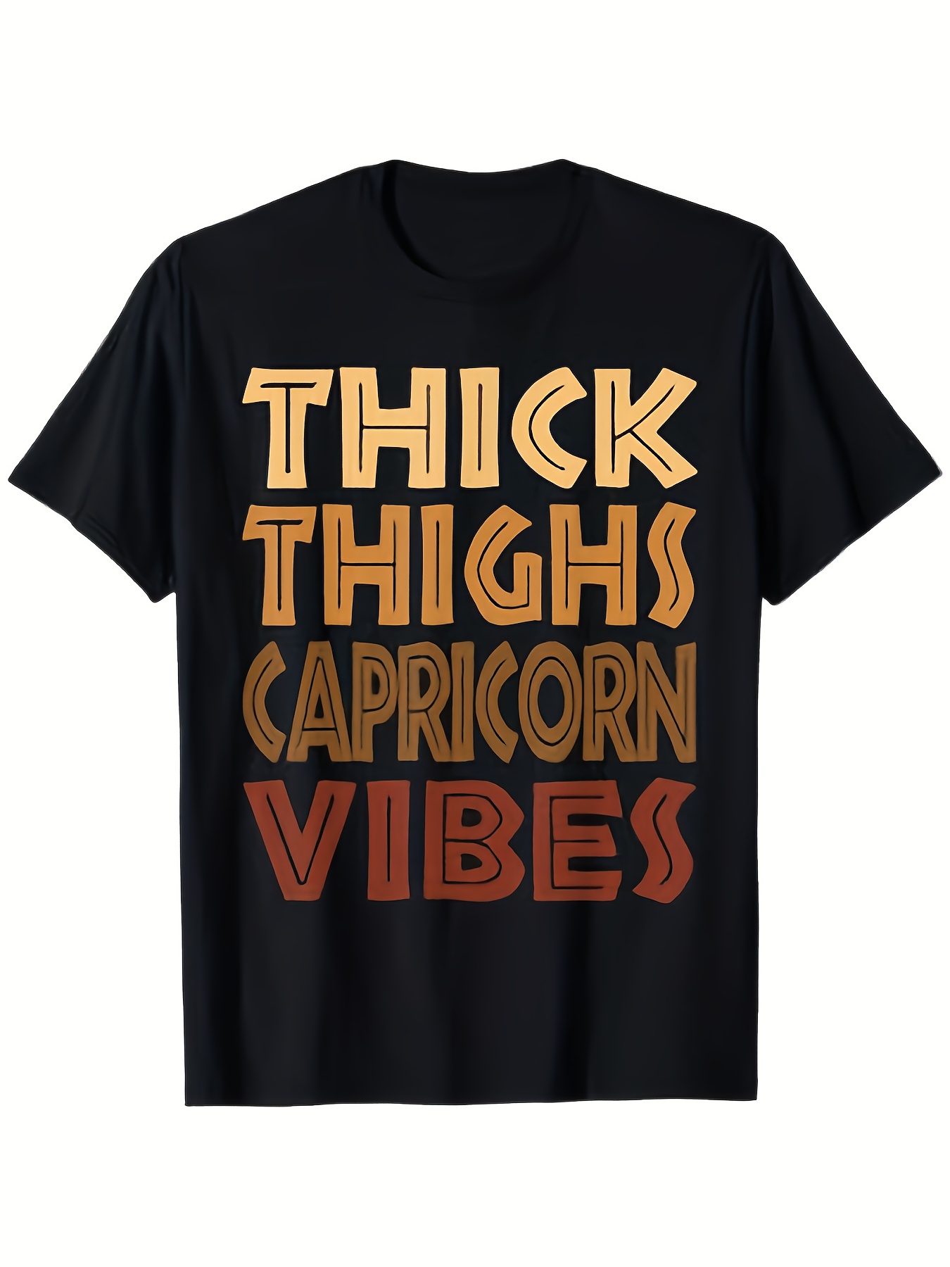 Street Fashion Vibes - Мужская футболка Capricorn Vibes, 100% хлопок,
