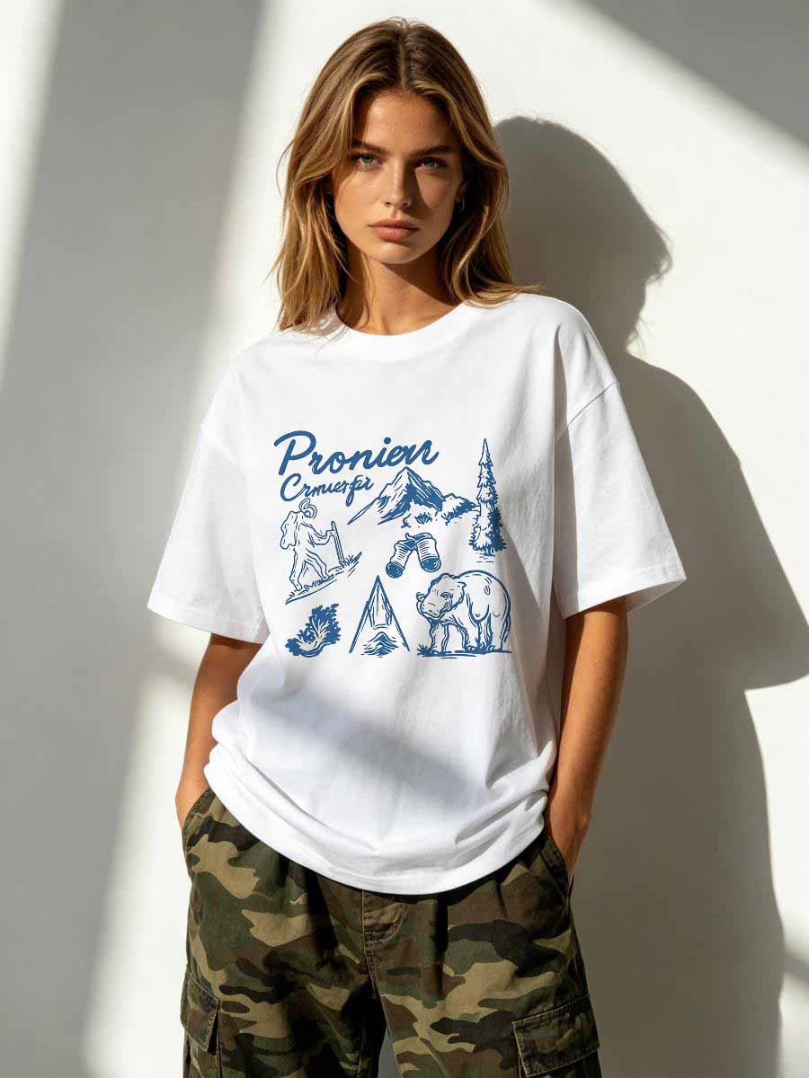 Street Fashion Urban - Футболки Land Free женские хлопковые с