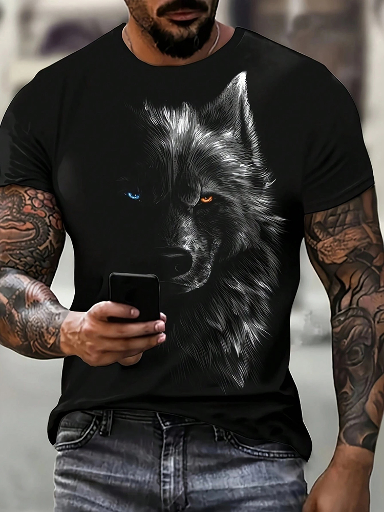 Street Fashion Urban - Мужская футболка с принтом различного зрачка