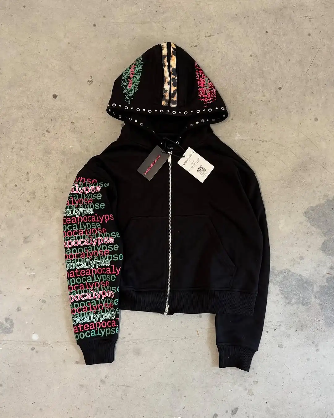 Street Fashion Zip Up Hoodie - Eyehategarment уличная модная толстовка Harajuku модная