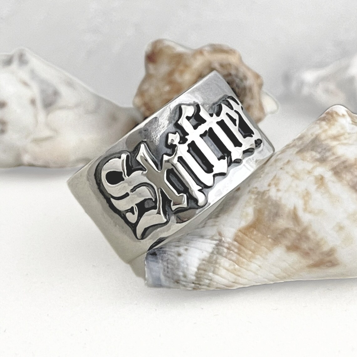 Street Fashion Rings - Мужские готические кольца 12 мм, персонализированные