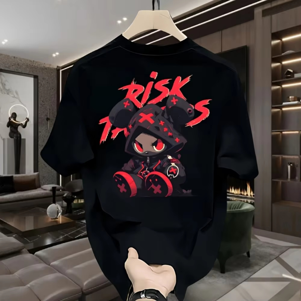 Street Fashion Urban - Хит продаж: Мужская футболка с круглым