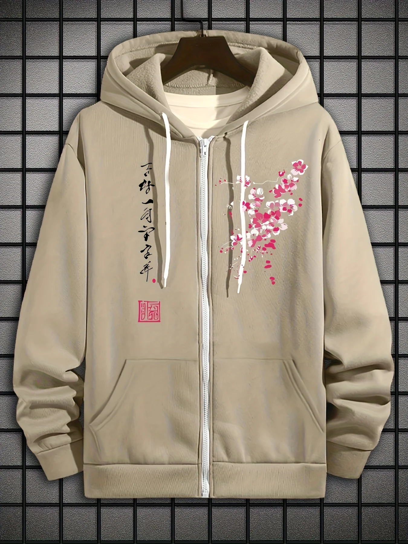 Мужская толстовка High Street  – обзор и цена Street Fashion Zip Up Hoodie