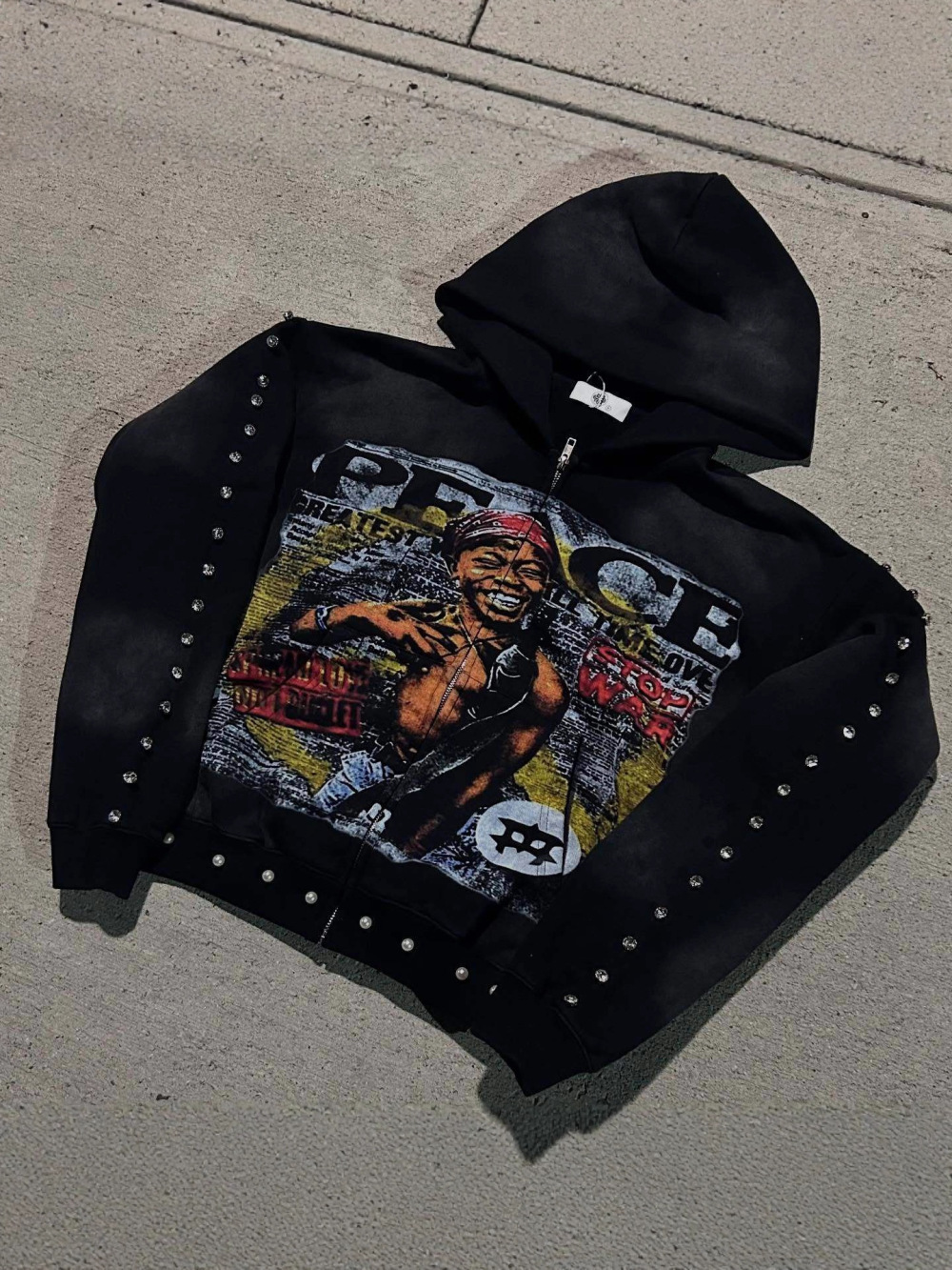 Новая американская хип-хоп тол – обзор и цена Street Fashion Zip Up Hoodie