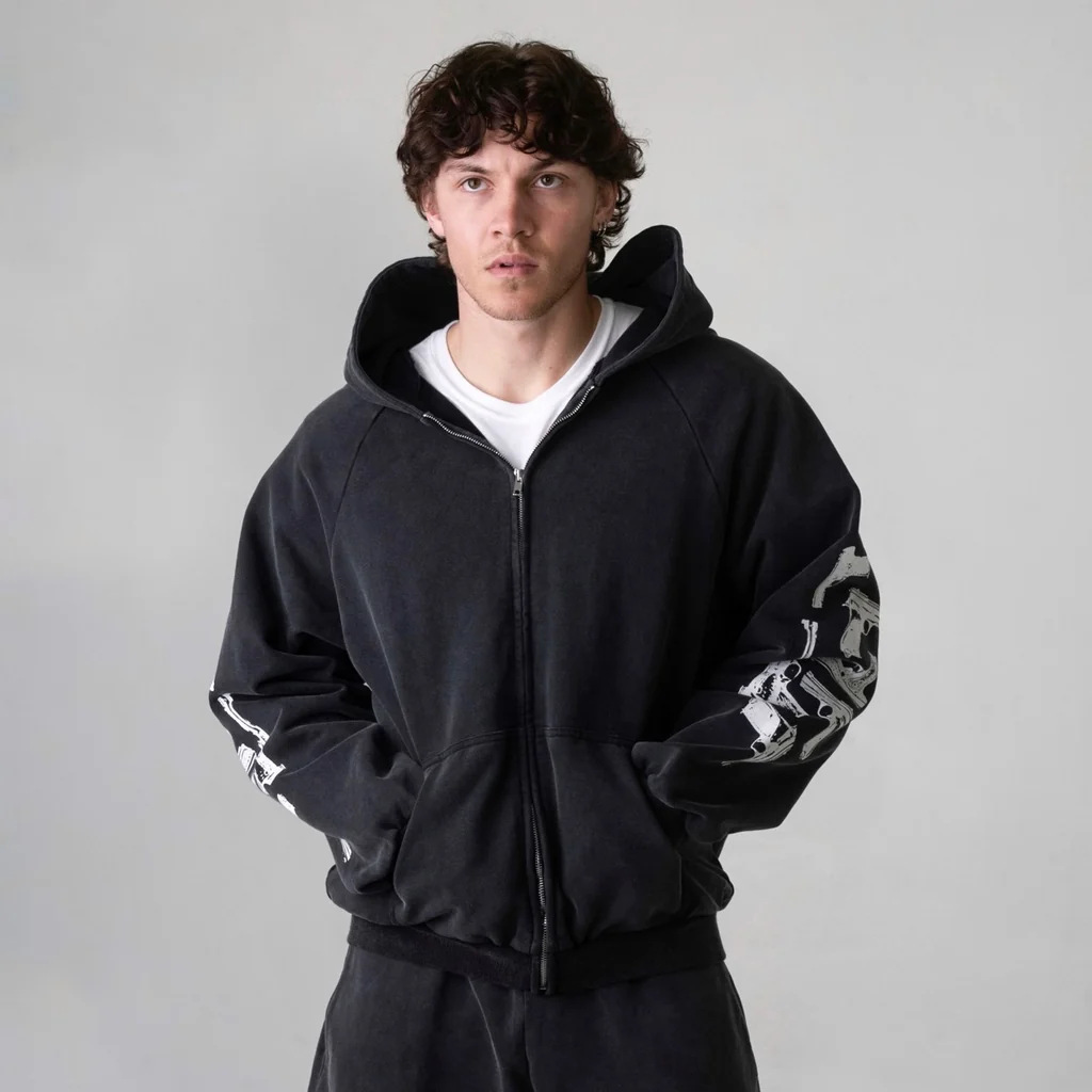 Американский уличный стиль, кр – обзор и цена Street Fashion Zip Up Hoodie