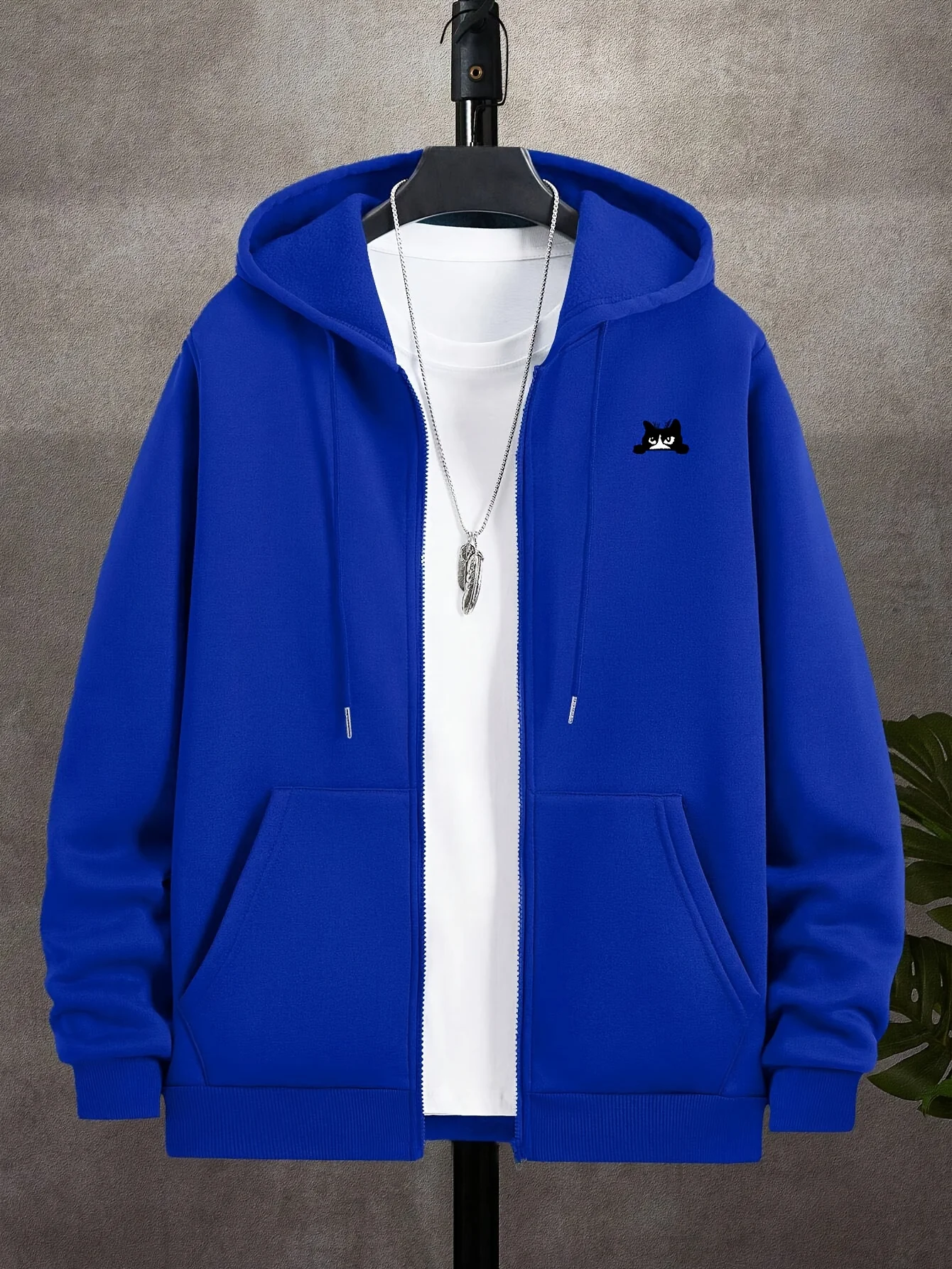 Мужская толстовка High Street  – обзор и цена Street Fashion Zip Up Hoodie