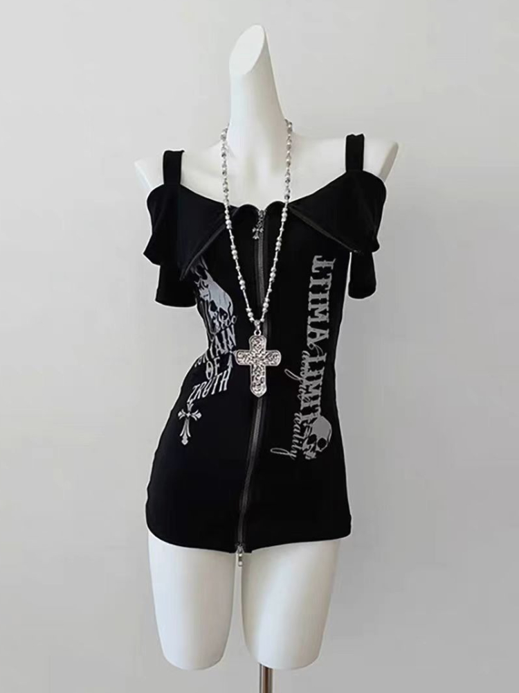 Готическое черное пальто на мо – обзор и цена Street Fashion Zip Up Hoodie