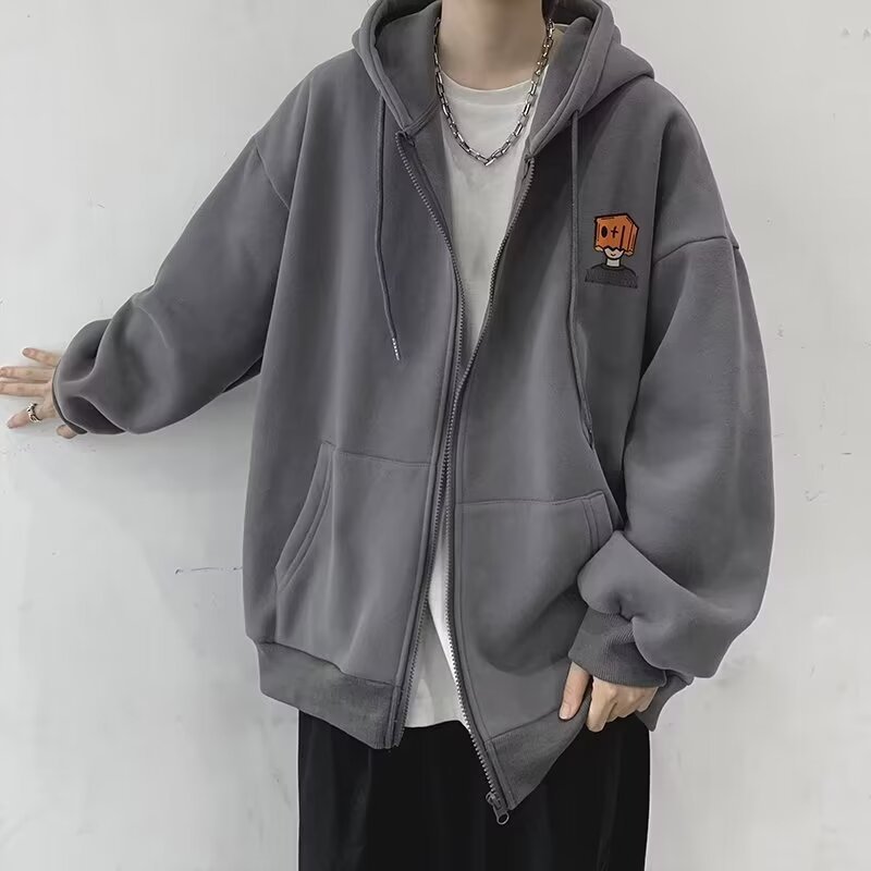 Мужская толстовка High Street  – обзор и цена Street Fashion Zip Up Hoodie