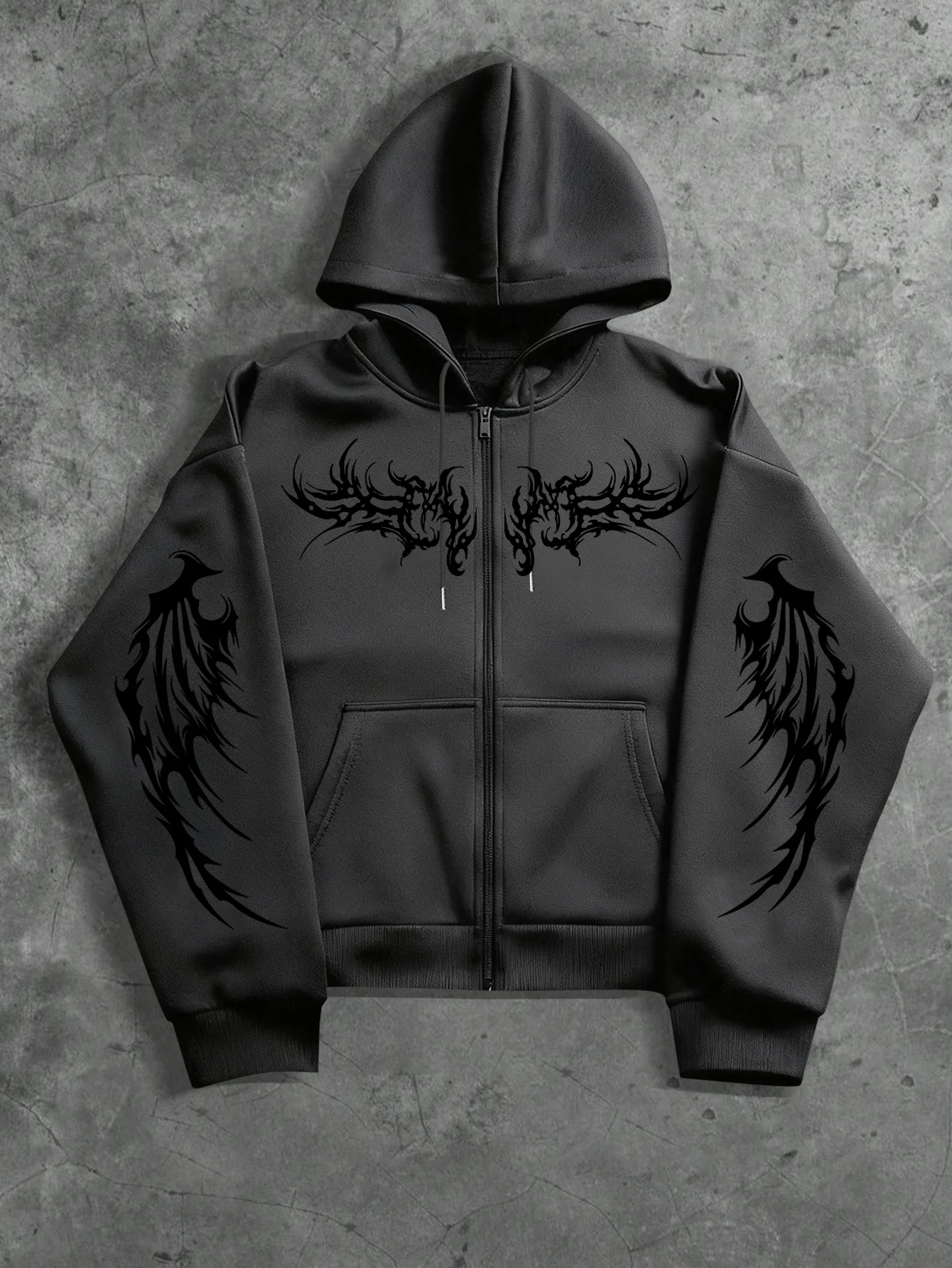 Мужская толстовка High Street  – обзор и цена Street Fashion Zip Up Hoodie