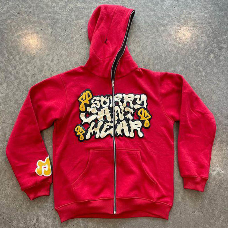 Толстовки на молнии с принтом  – обзор и цена Street Fashion Zip Up Hoodie