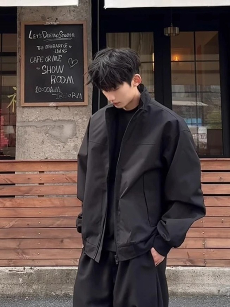 Мужская однотонная куртка-трен – обзор и цена Coach Jacket Bomber