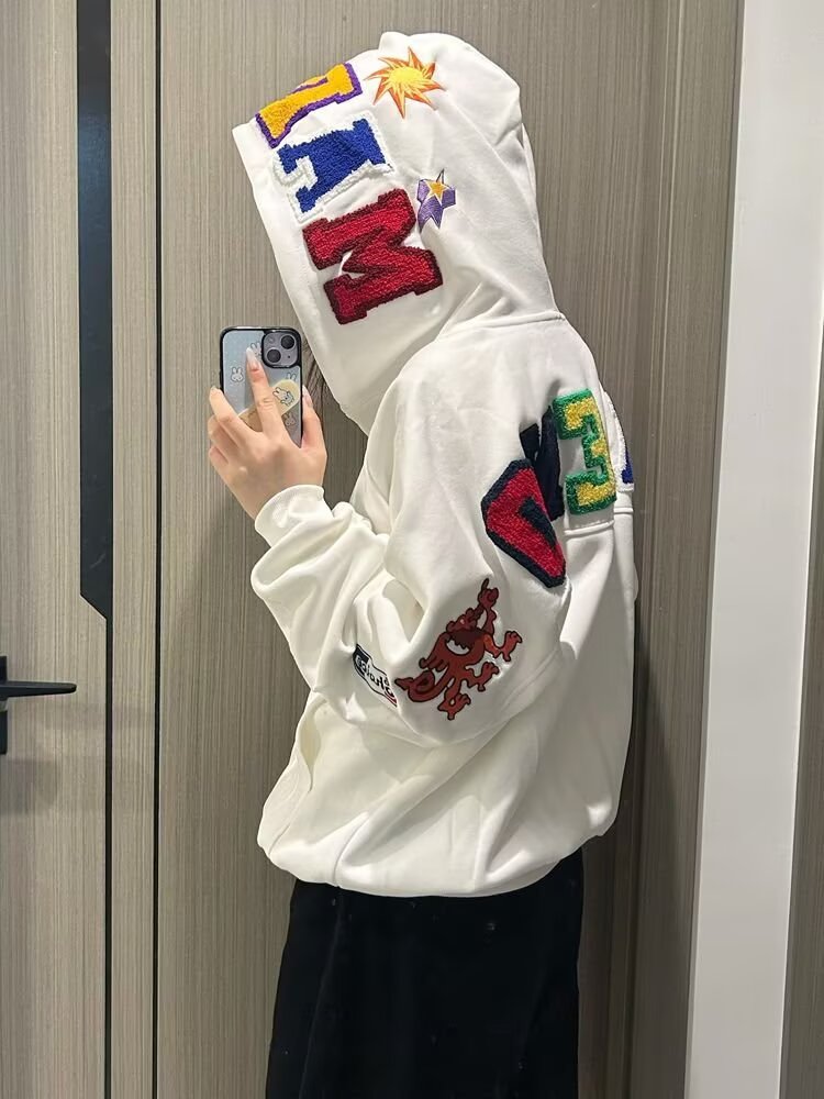 Американские ретро-худи на мол – обзор и цена Street Fashion Zip Up Hoodie