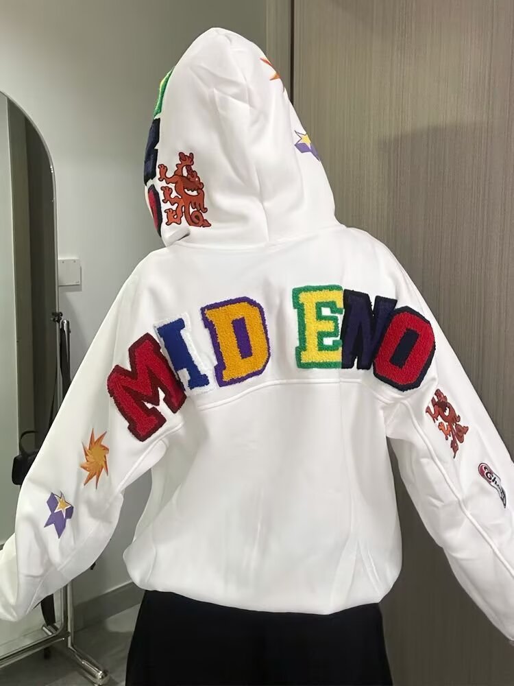 Американские ретро-худи на мол – обзор и цена Street Fashion Zip Up Hoodie