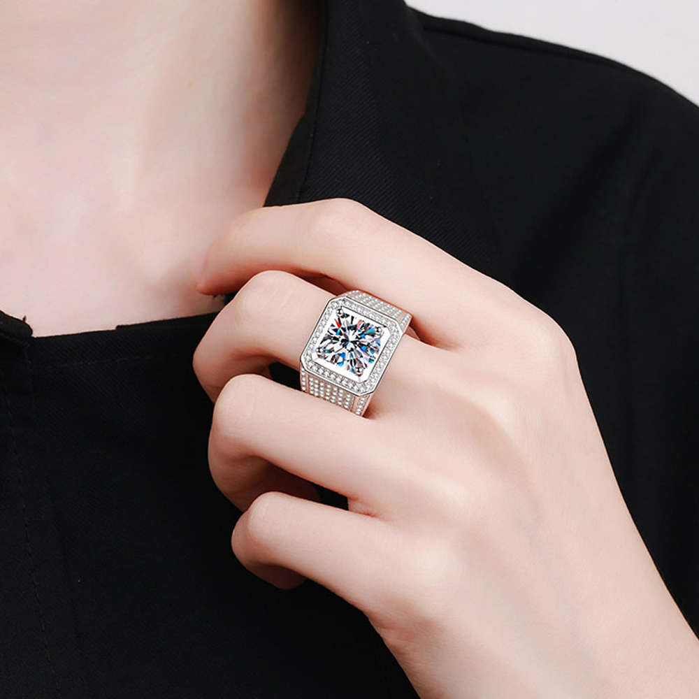Кольцо KNOBSPIN с муассанитом  – обзор и цена Street Fashion Rings